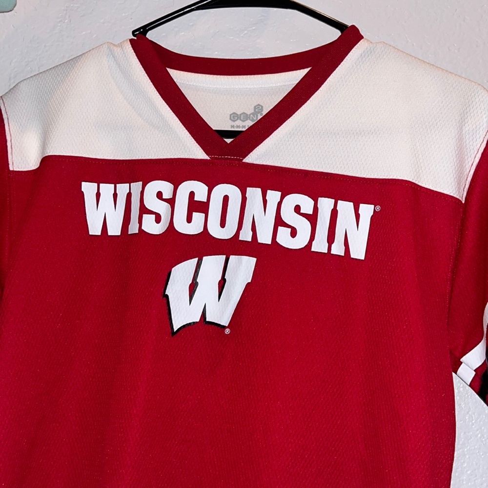 Wisconsin Jersey Style T Shirt